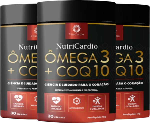 Kit 3 potes NutriCardio